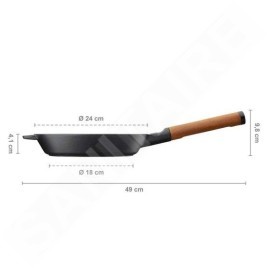 FISKARS Équipement de cuisine - Poêle, diamètre 24 cm 1026568