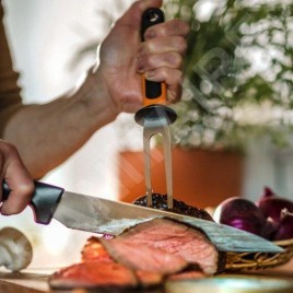 FISKARS Équipement de cuisine - Fourchette à découper, longueur 11 cm 1057548