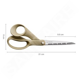 FISKARS Équipement de cuisine - Ciseaux de cuisine, droitier, longueur 21 cm, beige 1062543