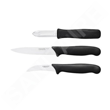 FISKARS Équipement de cuisine - Couteau de cuisine, set de 3 pièces 1065600