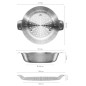 FISKARS Équipement de cuisine - Panier à vapeur, diamètre 30 cm 1066431