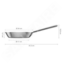 FISKARS Équipement de cuisine - Poêle, diamètre 24 cm 1067628