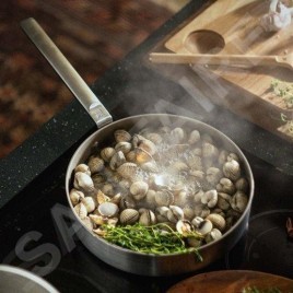 FISKARS Équipement de cuisine - Sauteuse avec couvercle, diamètre 26 cm 1067634
