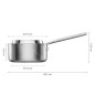 FISKARS Équipement de cuisine - Casserole avec couvercle, volume 1,8 l 1067637