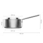 FISKARS Équipement de cuisine - Casserole avec couvercle, volume 2,5 l 1067638