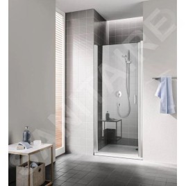 Kermi CADA XS - Porte de douche 1WR, 90x200 cm, droite, argent brillant/verre transparent CK1WR09020VPK