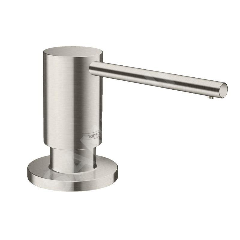 Hansgrohe Accessoires - Distributeur de savon liquide A41, 500 ml, acier inox 40438800