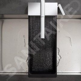 Hansgrohe Accessoires - Passoire multifonctionnel pour évier, noir mat 40963000