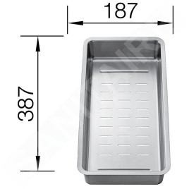 Blanco Accessoires - Vide-sauce universel pour évier Divon II et Etagon, inox 231396