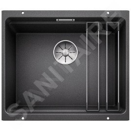 Blanco Etagon 500 - Évier en silgranit, 530x460 mm, avec rails, noir 525887