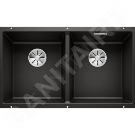 Blanco Subline 350/350 - Évier en silgranit, 755x460 mm, noir 525987
