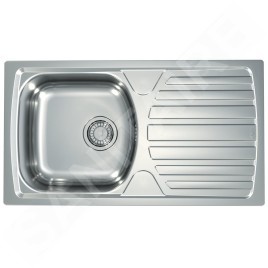 Alveus Basic - Évier 780x435 mm, vidage 90 mm, inox 1136539
