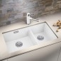 Blanco Subline 430/270 - Évier en silgranite, 755x460 mm, blanc 523155