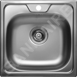Alveus Allux - Évier 480x480 mm, inox 1074634