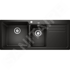 Blanco Naya 8 - Évier en silgranit 1160x500 mm, noir 525945