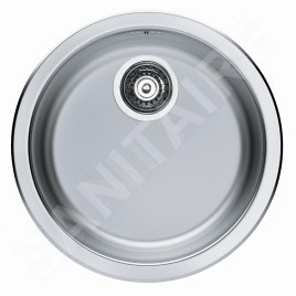 Alveus Form - Évier, diamètre 450 mm, vidage 90 mm, inox 1084837
