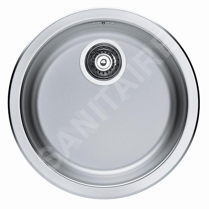 Alveus Form - Évier, diamètre 450 mm, vidage 90 mm, inox 1084837