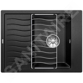 Blanco Elon 45 - Évier en silgranit, 650x500 mm, noir 525880