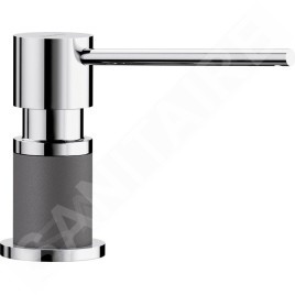 Blanco Accessoires - Distributeur de savon Lato, gris rocher / chrome 525817