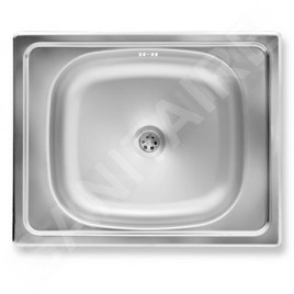 Novaservis Éviers - Évier 400 x 500 mm, avec trop-plein, inox DR40/50A