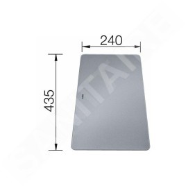 Blanco Accessoires - Planche à découper 435x240 mm, verre trempé 227699