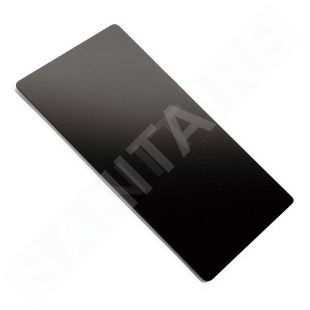 Alveus Accessoires - Planche à découper pour évier 415x215 mm, noir/verre 1084835