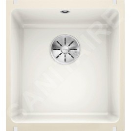 Blanco Subline 375 - Évier en céramique, 414x456 mm, blanc brillant 523726
