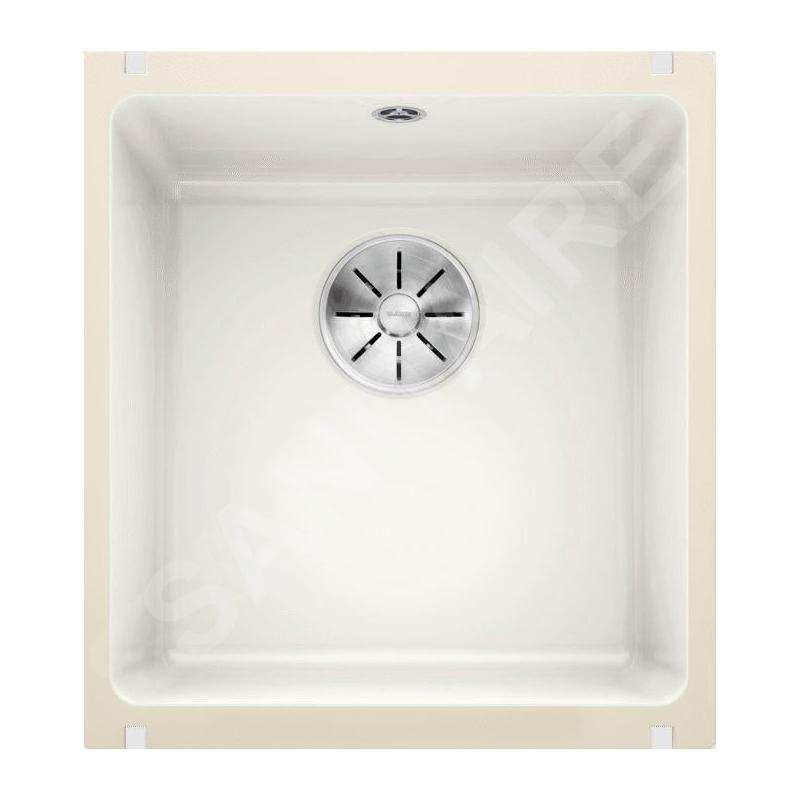 Blanco Subline 375 - Évier en céramique, 414x456 mm, blanc brillant 523726