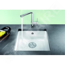 Blanco Subline 375 - Évier en céramique, 414x456 mm, blanc brillant 523726
