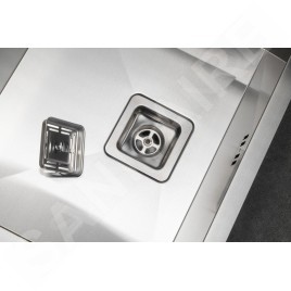 Sapho Zero - Évier 540x430x200 mm, inox EP386