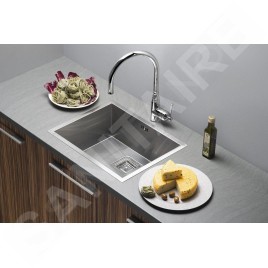Sapho Zero - Évier 540x430x200 mm, inox EP386