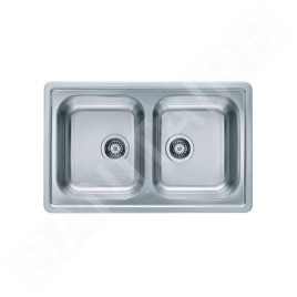 Alveus Elegant - Évier 810x510 mm, inox 1009383