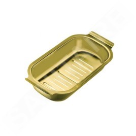 Alveus Accessoires - Bac d'évier, 360x171x65 mm, perforé, or 1069009