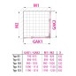 Kermi NICA - Porte de douche C2L, 83x200 cm, gauche, argent brillant/verre transparent NIC2L08320VPK