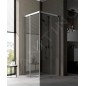 Kermi NICA - Porte de douche C2L, 83x200 cm, gauche, argent brillant/verre transparent NIC2L08320VPK