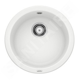 Blanco Rondo - Évier en Silgranit, diamètre 450 mm, blanc 511621