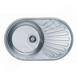 Alveus Ciklo - Évier 740x440mm, inox 1123986
