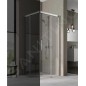 Kermi NICA - Porte de douche C2R, 123x200 cm, droite, argent brillant/verre transparent NIC2R12320VPK