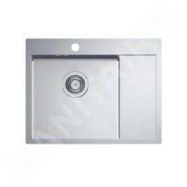 Alveus Quarto - Évier 615x480 mm, gauche, inox 1124383