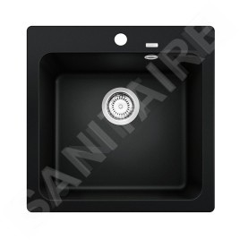 Blanco Naya 5 - Évier en silgranite, 515x510 mm, noir 526578