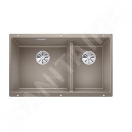 Blanco Subline 430/270 - Évier en silgranite, 755x460 mm, tartufo 523158
