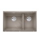 Blanco Subline 430/270 - Évier en silgranite, 755x460 mm, tartufo 523158