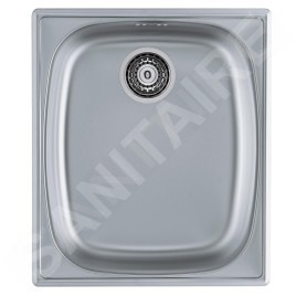 Alveus Basic - Évier 380x440 mm, vidage 90 mm, inox 1082195