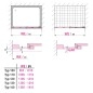 Kermi NICA - Porte de douche L2L 130x200 cm, gauche, argent brillant/verre transparent NIL2L13020VPK