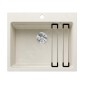 Blanco Etagon 6 - Évier en silgranit 600x510 mm, avec accessoires, InFino, blanc doux 527076