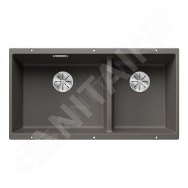 Blanco Subline 480/320 - Évier en silgranit, 855x460 mm, InFino, gris 527351