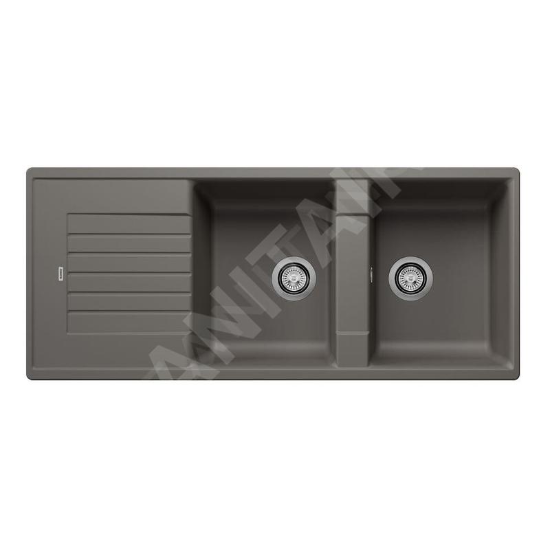 Blanco Zia 8 - Évier en silgranit, 1160x500 mm, gris 527392