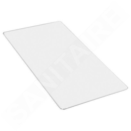 Alveus Accessoires - Planche à découper pour évier 415x215 mm, blanc/verre 1087883