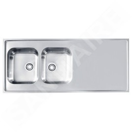 Alveus Classic Pro - Évier 1400x600 mm, inox 1132129