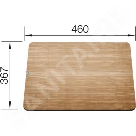 Blanco Accessoires - Planche à découper 460x367 mm, frêne 229411